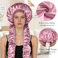 Satin Heatless Curling Sleep Cap