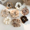 Silk Scrunchies Print Leopard Scrunchie Set Elastic